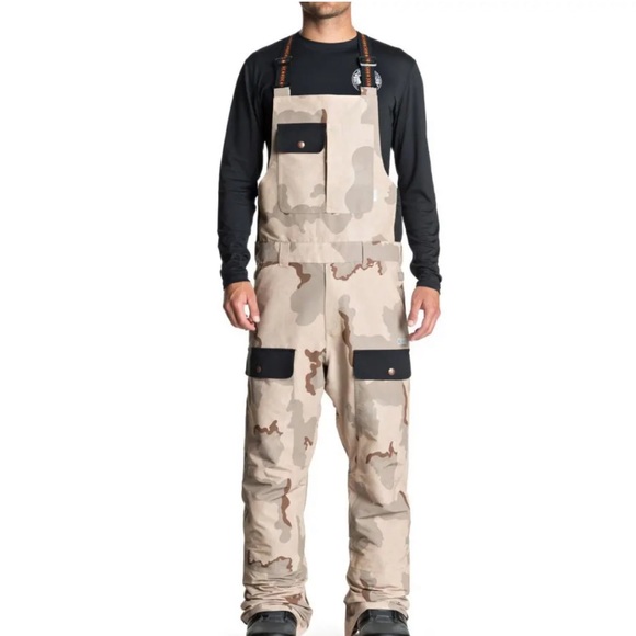 🔥 DC 15K PLATOON BIB SNOW PANT FOR MEN CAMO PRINT NWT 🔥 - Picture 14 of 15